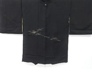 花唐草模様織り出し一つ紋絵羽織